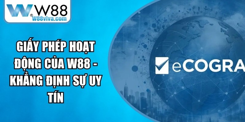 Giấy Phép Hoạt Động Của W88